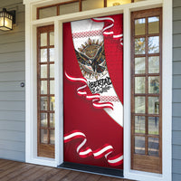 Somos Peru Independence Day Door Cover Inti Sun God Andean Condor Tribal