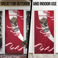 Somos Peru Independence Day Door Cover Inti Sun God Andean Condor Tribal