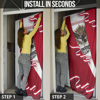 Somos Peru Independence Day Door Cover Inti Sun God Andean Condor Tribal