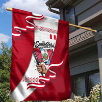 Somos Peru Independence Day Garden Flag Inti Sun God Andean Condor Tribal