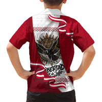 Somos Peru Independence Day Hawaiian Shirt Inti Sun God Andean Condor Tribal