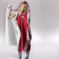 Somos Peru Independence Day Hooded Blanket Inti Sun God Andean Condor Tribal