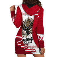 Somos Peru Independence Day Hoodie Dress Inti Sun God Andean Condor Tribal