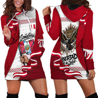 Somos Peru Independence Day Hoodie Dress Inti Sun God Andean Condor Tribal