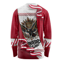 Somos Peru Independence Day Long Sleeve Shirt Inti Sun God Andean Condor Tribal