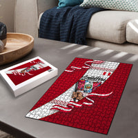 Somos Peru Independence Day Puzzle Inti Sun God Andean Condor Tribal