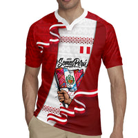 Somos Peru Independence Day Rugby Jersey Inti Sun God Andean Condor Tribal