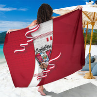 Somos Peru Independence Day Sarong Inti Sun God Andean Condor Tribal