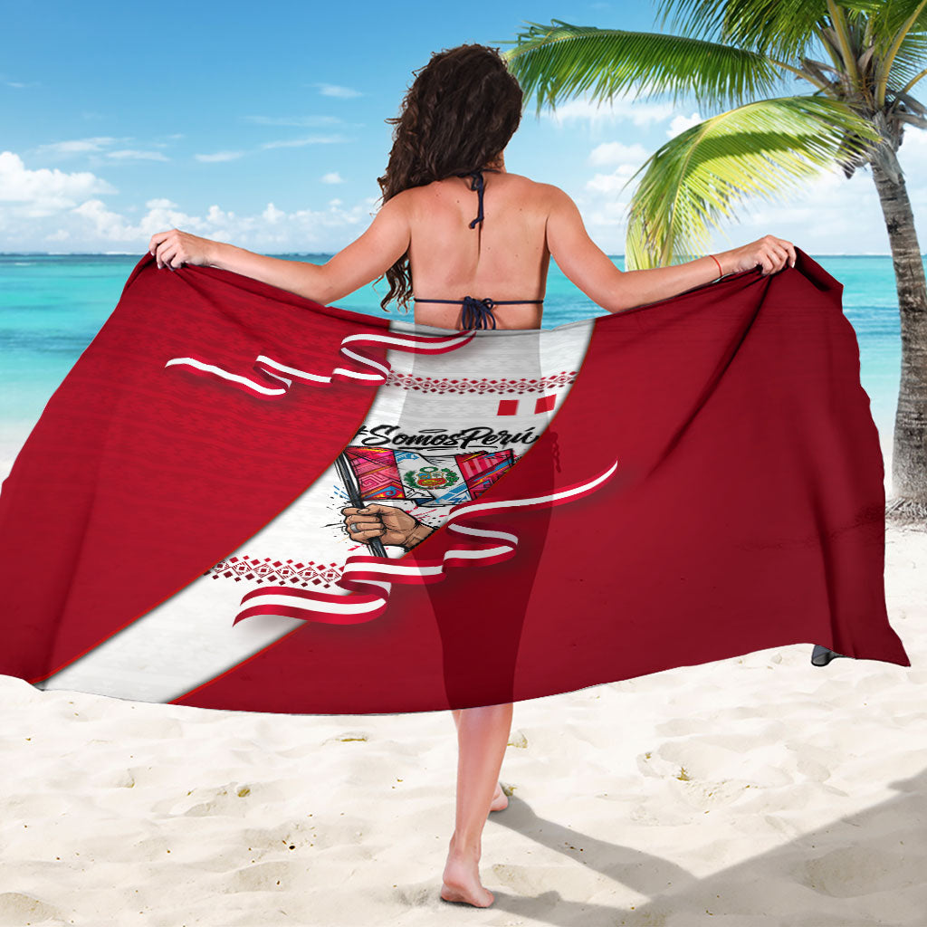 Somos Peru Independence Day Sarong Inti Sun God Andean Condor Tribal