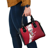 Somos Peru Independence Day Shoulder Handbag Inti Sun God Andean Condor Tribal