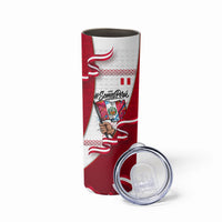 Somos Peru Independence Day Skinny Tumbler Inti Sun God Andean Condor Tribal