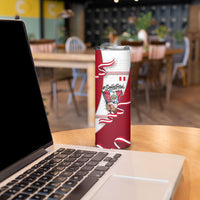 Somos Peru Independence Day Skinny Tumbler Inti Sun God Andean Condor Tribal