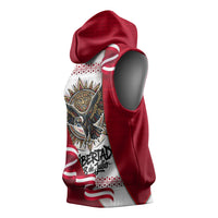 Somos Peru Independence Day Sleeveless Hoodie Inti Sun God Andean Condor Tribal