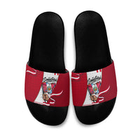 Somos Peru Independence Day Slide Sandals Inti Sun God Andean Condor Tribal