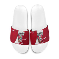 Somos Peru Independence Day Slide Sandals Inti Sun God Andean Condor Tribal