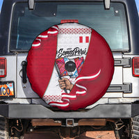 Somos Peru Independence Day Spare Tire Cover Inti Sun God Andean Condor Tribal