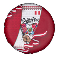 Somos Peru Independence Day Spare Tire Cover Inti Sun God Andean Condor Tribal