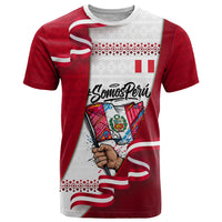 Somos Peru Independence Day T Shirt Inti Sun God Andean Condor Tribal
