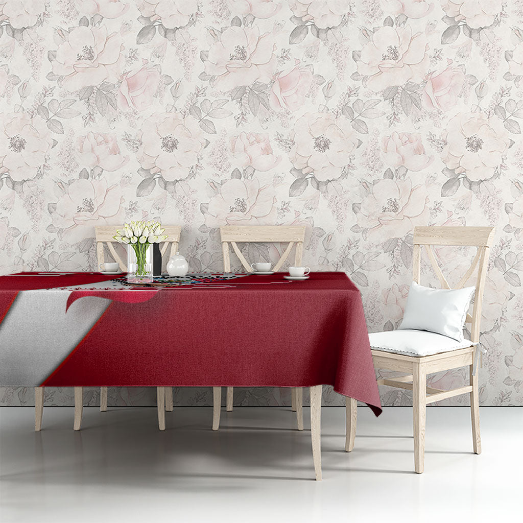Somos Peru Independence Day Tablecloth Inti Sun God Andean Condor Tribal