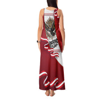 Somos Peru Independence Day Tank Maxi Dress Inti Sun God Andean Condor Tribal
