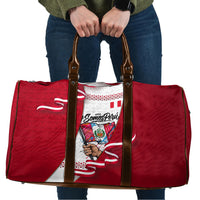 Somos Peru Independence Day Travel Bag Inti Sun God Andean Condor Tribal