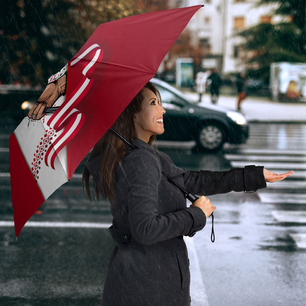 Somos Peru Independence Day Umbrella Inti Sun God Andean Condor Tribal