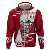 Somos Peru Independence Day Zip Hoodie Inti Sun God Andean Condor Tribal