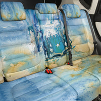 Somalia Liberation Unity Back Car Seat Cover Soomaaliya Script Peace Dove Watercolor