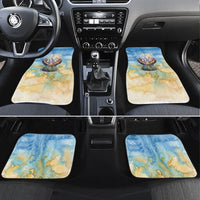 Somalia Liberation Unity Car Mats Soomaaliya Script Peace Dove Watercolor