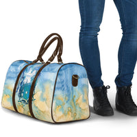 Somalia Liberation Unity Travel Bag Soomaaliya Script Peace Dove Watercolor