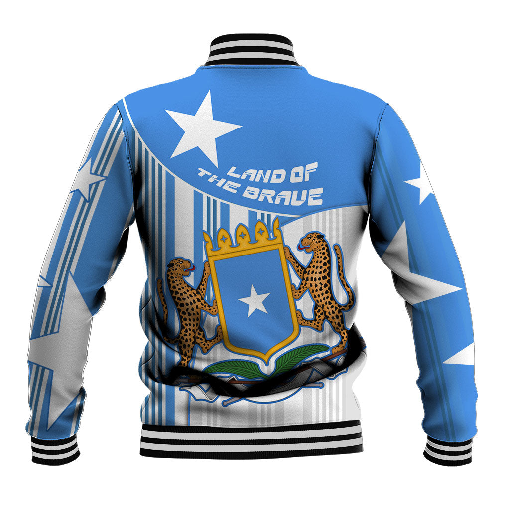Somalia Independence Day 1960 Baseball Jacket Somali Coat Of Arms Star - Land Of The Brave