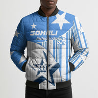 Somalia Independence Day 1960 Bomber Puffer Jacket Somali Coat Of Arms Star - Land Of The Brave