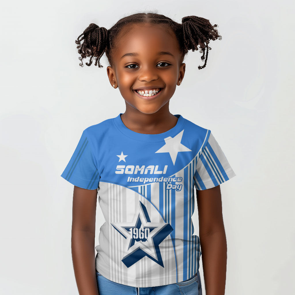 Somalia Independence Day 1960 Kid T shirt Somali Coat Of Arms Star - Land Of The Brave