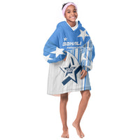 Somalia Independence Day 1960 Kid Wearable Blanket Hoodie Somali Coat Of Arms Star - Land Of The Brave