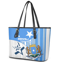 Somalia Independence Day 1960 Leather Tote Bag Somali Coat Of Arms Star - Land Of The Brave