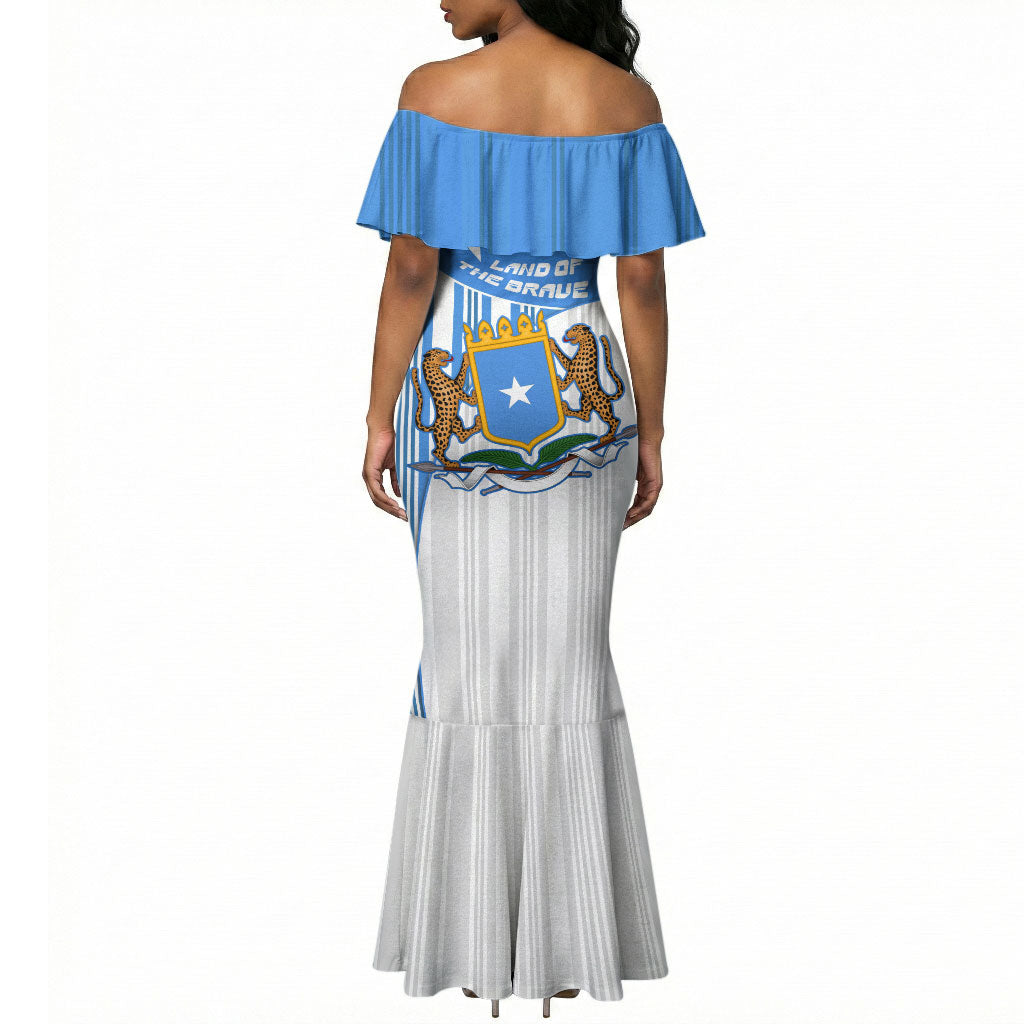 Somalia Independence Day 1960 Mermaid Dress Somali Coat Of Arms Star - Land Of The Brave