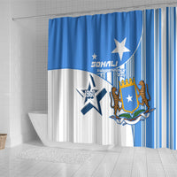 Somalia Independence Day 1960 Shower Curtain Somali Coat Of Arms Star - Land Of The Brave