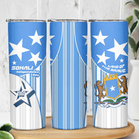Somalia Independence Day 1960 Skinny Tumbler Somali Coat Of Arms Star - Land Of The Brave