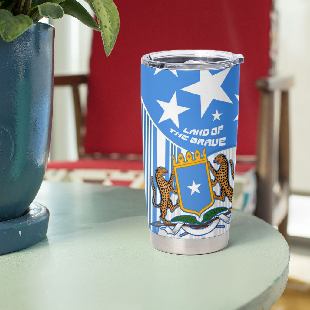 Somalia Independence Day 1960 Tumbler Cup Somali Coat Of Arms Star - Land Of The Brave