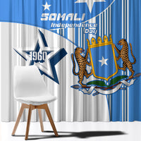 Somalia Independence Day 1960 Window Curtain Somali Coat Of Arms Star - Land Of The Brave
