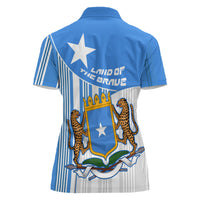 Somalia Independence Day 1960 Women Polo Shirt Somali Coat Of Arms Star - Land Of The Brave