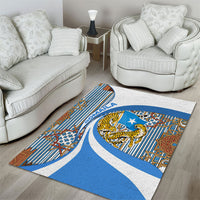 Somalia Freedom Independence Area Rug Leopard Flag Power Fist