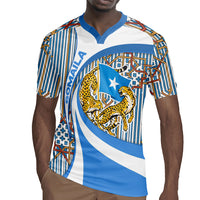 Somalia Freedom Independence Rugby Jersey Leopard Flag Power Fist