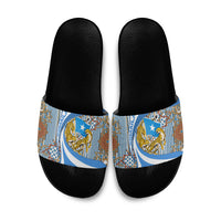 Somalia Freedom Independence Slide Sandals Leopard Flag Power Fist
