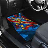 DR Congo Patrice Lumumba Football Victory Car Mats African Pride Leopard And Flag