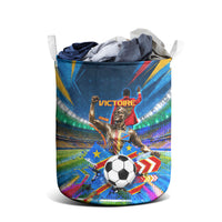 DR Congo Patrice Lumumba Laundry Basket Kinshasa Stadium Flag - King Of Kinshasa Football