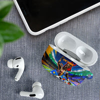 DR Congo Patrice Lumumba AirPods Case Kinshasa Stadium Flag - King Of Kinshasa Football