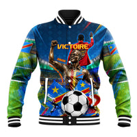 DR Congo Patrice Lumumba Baseball Jacket Kinshasa Stadium Flag - King Of Kinshasa Football