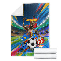 DR Congo Patrice Lumumba Blanket Kinshasa Stadium Flag - King Of Kinshasa Football