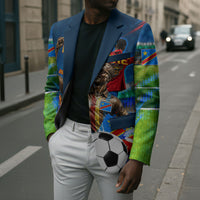 DR Congo Patrice Lumumba Blazer Kinshasa Stadium Flag - King Of Kinshasa Football